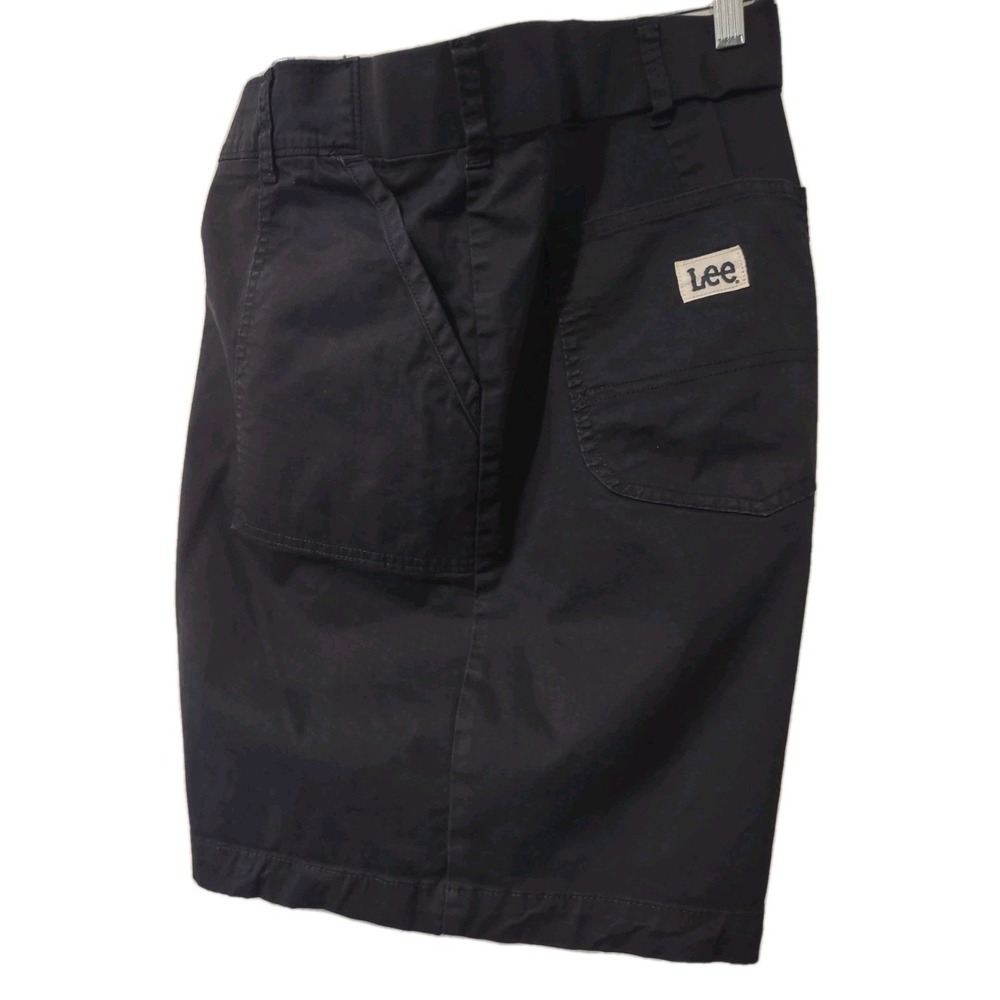 Lee Shorts M Women 22W Black Plus Size Utility Gorpcore Normcore Casual Summer - Picture 5 of 12